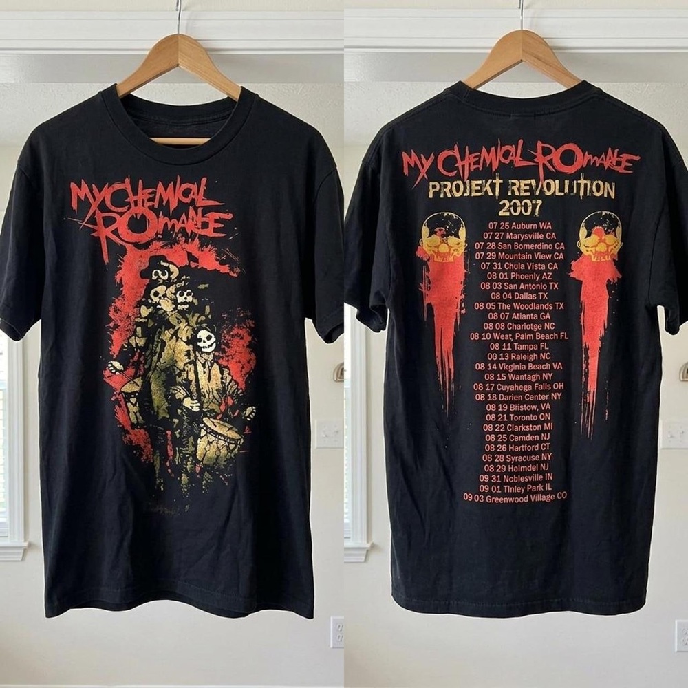My Chemical Romance MCR Projekt Revolution 2007 Tour T-Shirt